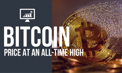Bitcoin price at an all-time high in December 2020