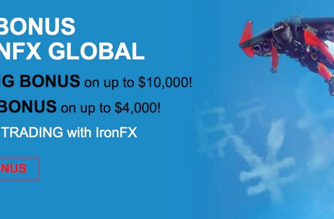 Welcome bonus offered by IronFX