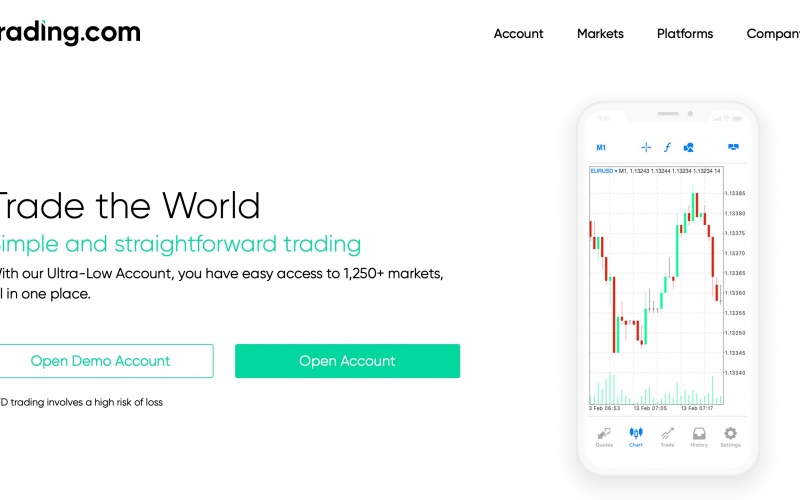 XM launches new platform Trading.com