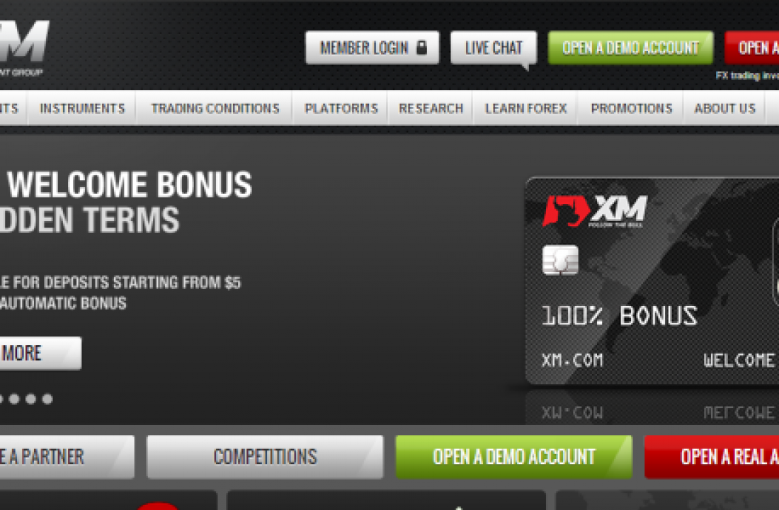 Free trading bonus with XM