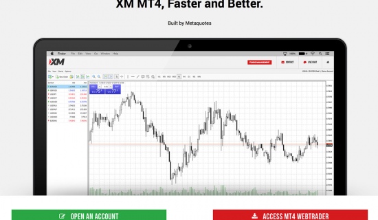 XM launches Webtrader MT4 platform