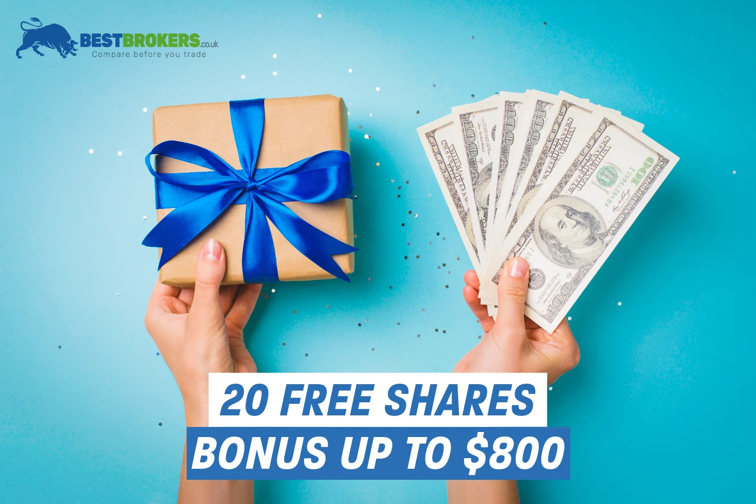 Freedom24 welcome bonus: up to 20 free shares (worth $800)