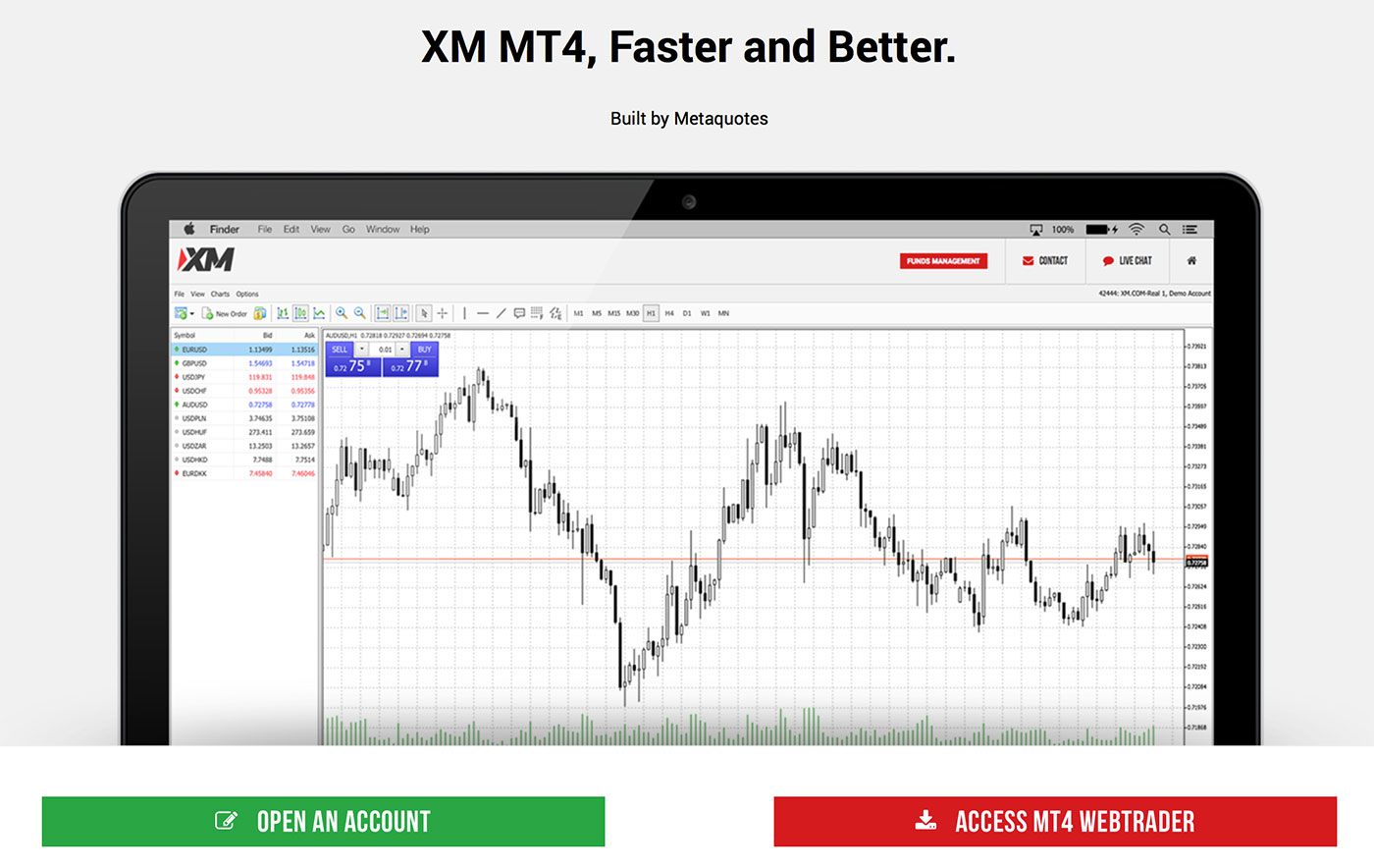 XM launches Webtrader MT4 platform | bestbrokers.co.uk